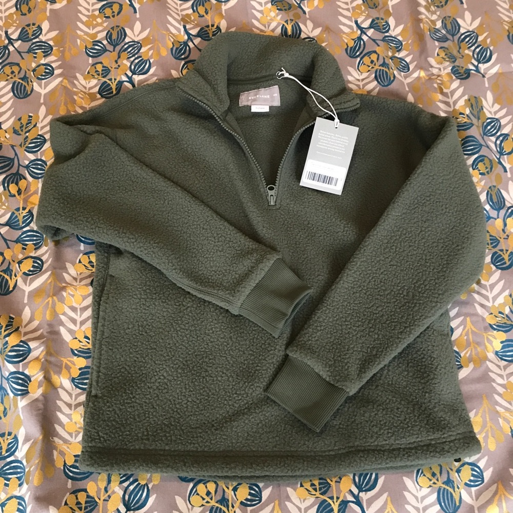 Everlane Half zip xxs NWT